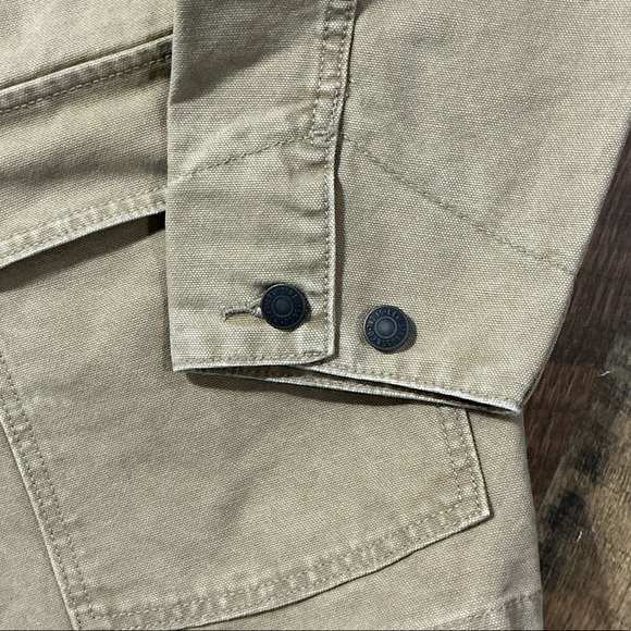 Levi's Broadway Engineer Coat - Beige Canvas Chore Jacket NWT - Medium - Picture 5 of 10